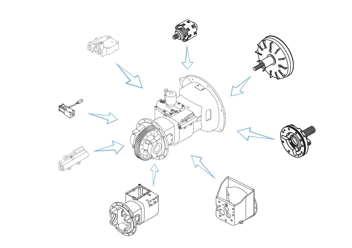 Dịch vụ đại tu hộp số xe nâng chất lượng, uy tín 3 Dịch vụ đại tu hộp số xe nâng chất lượng, uy tín