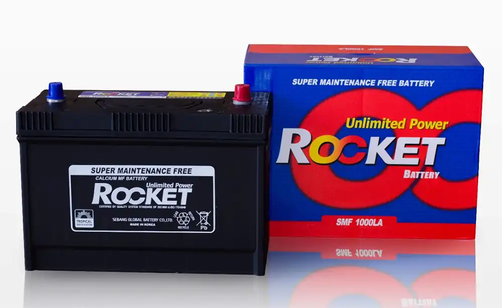 5 thương hiệu ắc quy xe nâng điện được tin dùng 6 Bình ắc quy xe nâng Rocket