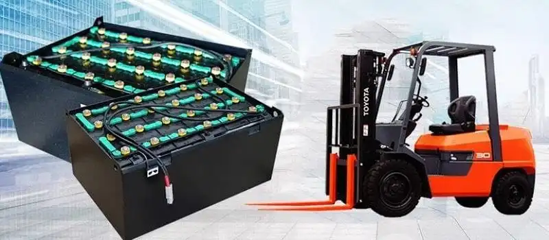 Hướng dẫn sử dụng và bảo quản ắc quy xe nâng Toyota 1 Cấu tạo bình ắc quy xe nâng Toyota