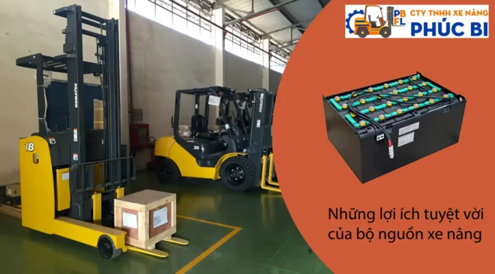 Những lợi ích tuyệt vời của bộ nguồn xe nâng