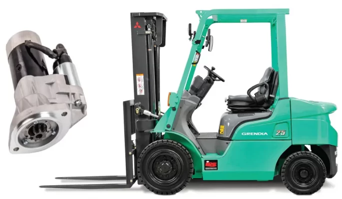 Củ Đề Xe Nâng Mitsubishi Hoạt Động Như Thế Nào?