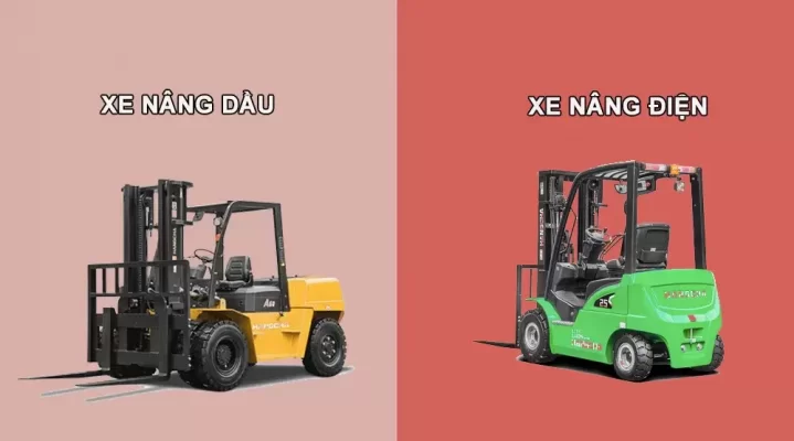 7 Sai Lầm Về Xe Nâng Điện Mà Nhiều Người Vẫn Tin Là Đúng 1 Xe nâng điện không mạnh bằng xe nâng dầu