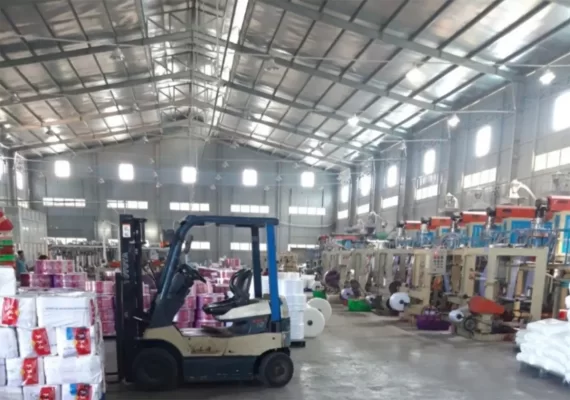 Xe nâng điện cho xưởng bao bì